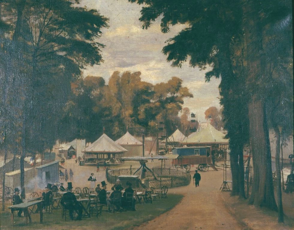 Studio del parco inferiore di Saint - Cloud durante il festival (vicino al viale che porta a Sèvres), dal Saint, Cloud, museo Avelines